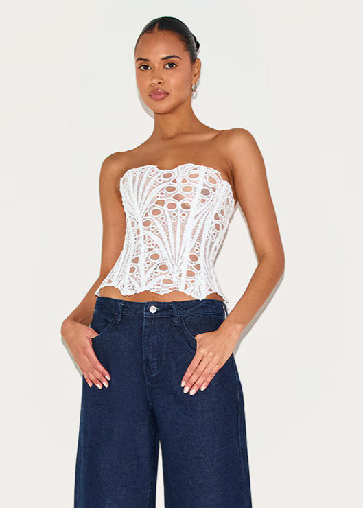 Seashell Lace Corset