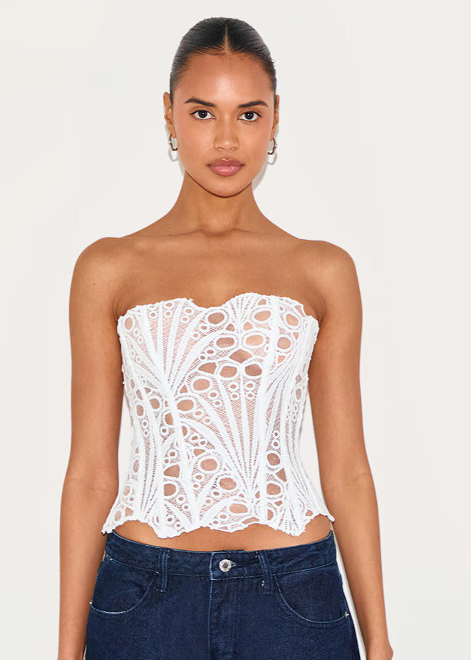 Seashell Lace Corset