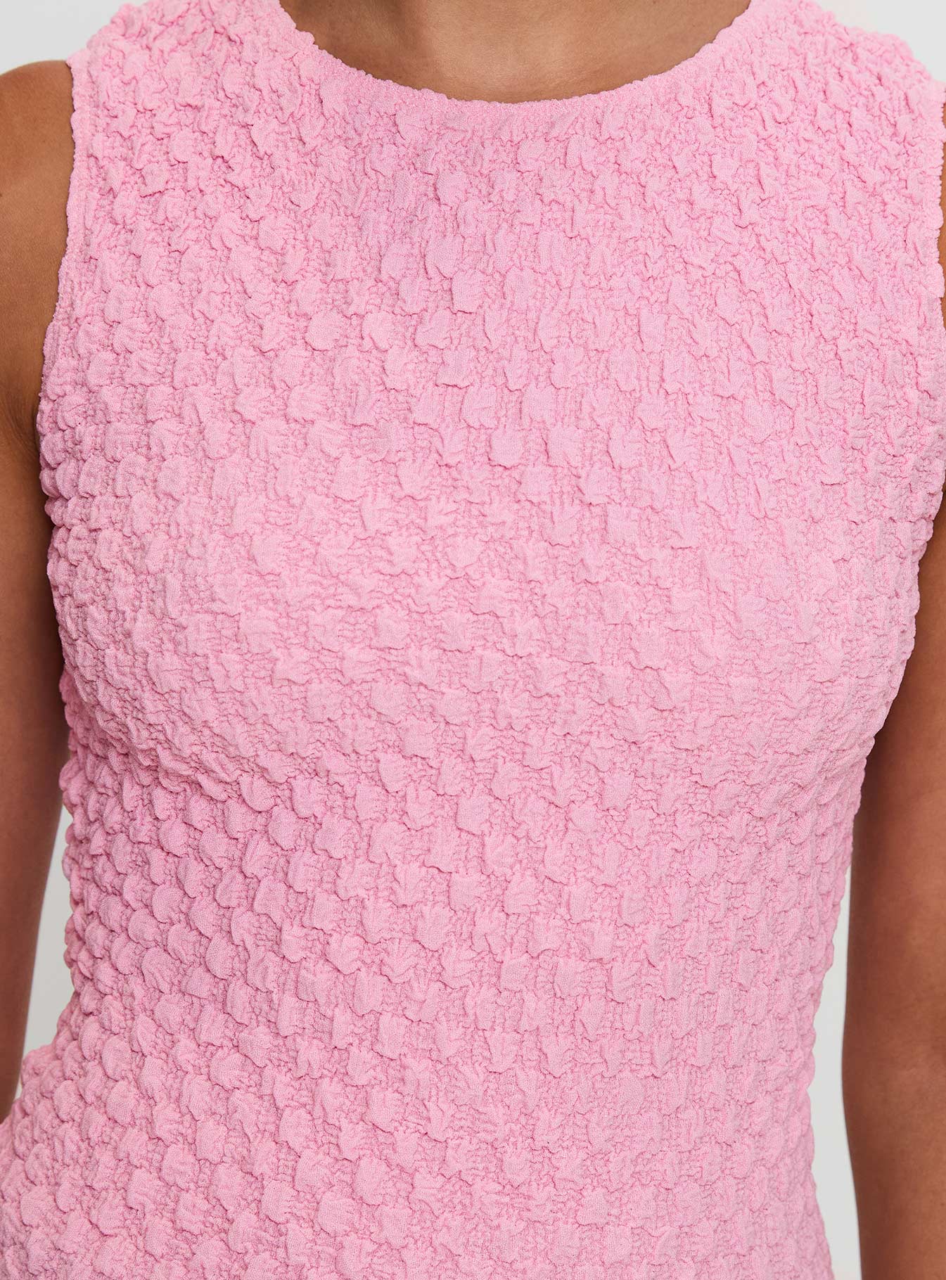 Textured Pink Top