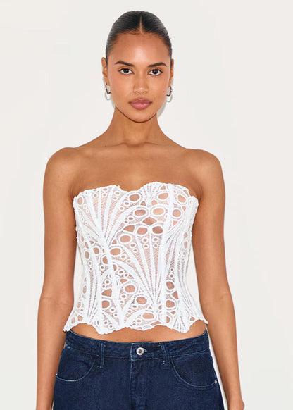 Seashell Lace Corset