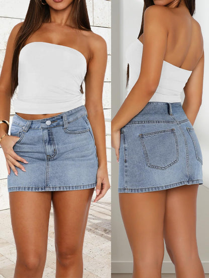 Endless Summer Jean Skirt