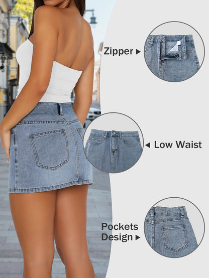 Endless Summer Jean Skirt