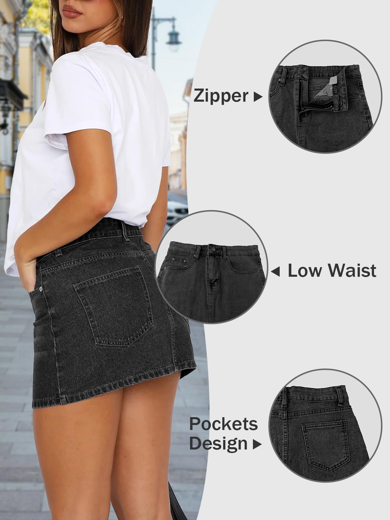 Endless Summer Jean Skirt