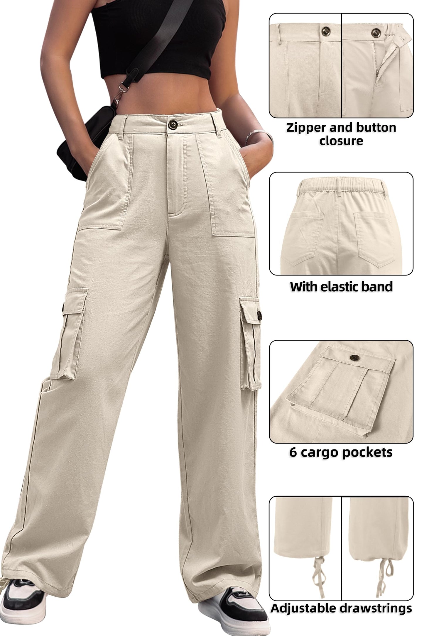 Sweet Utility Wide-Leg Cargo