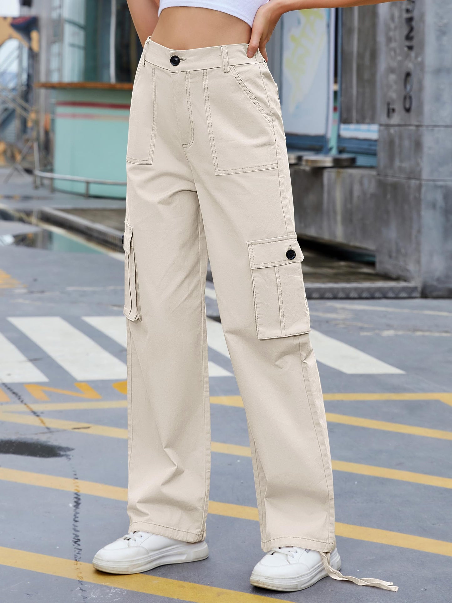 Sweet Utility Wide-Leg Cargo