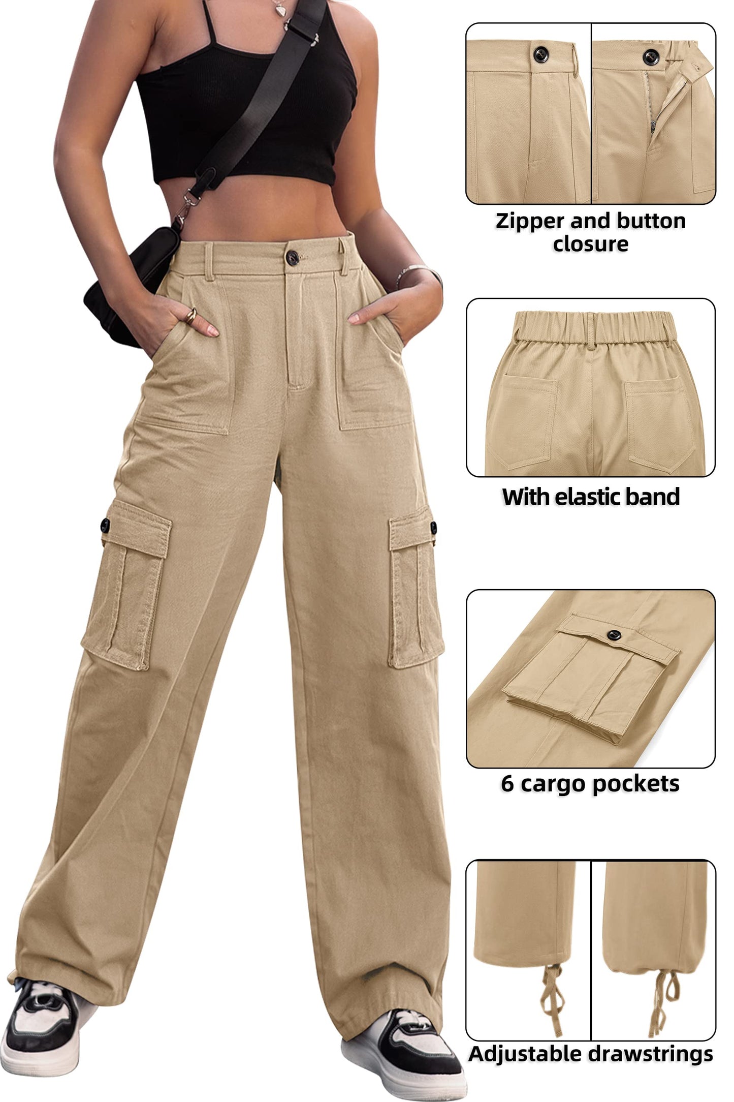 Sweet Utility Wide-Leg Cargo