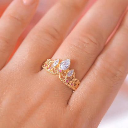 Rapunzel Crown Ring