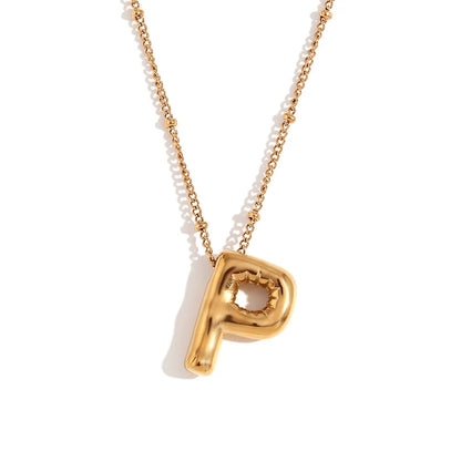 Balloon Initial Necklace