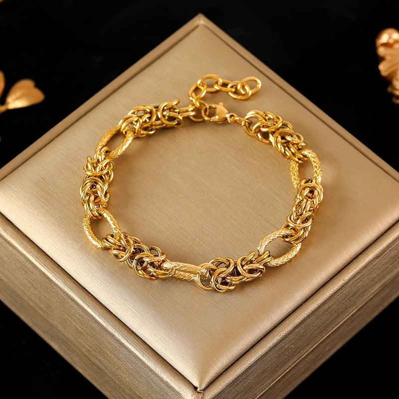 Radiant Luxe Twisted Bracelet