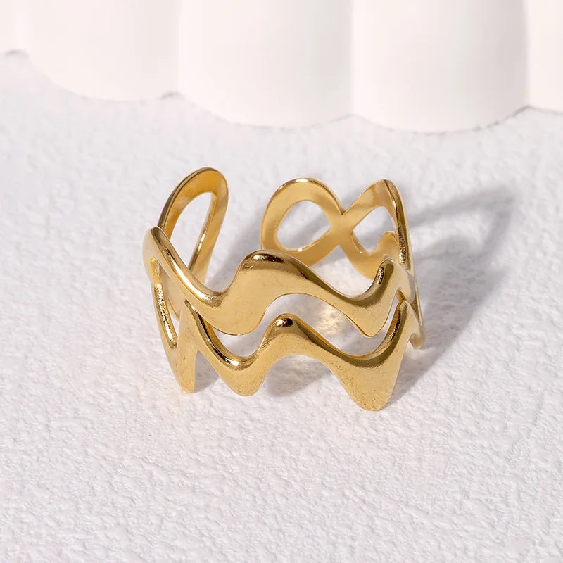 Ebb & Flow Adjustable Ring