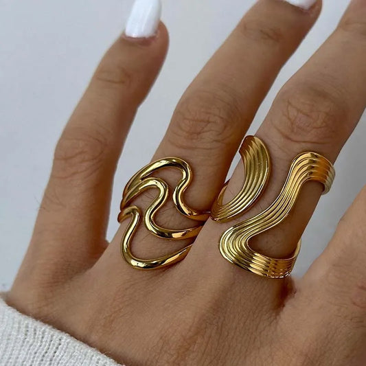 Ebb & Flow Adjustable Ring