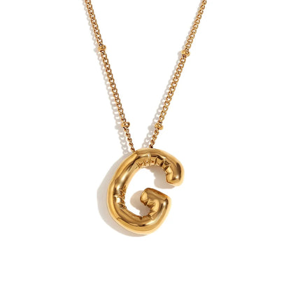 Balloon Initial Necklace