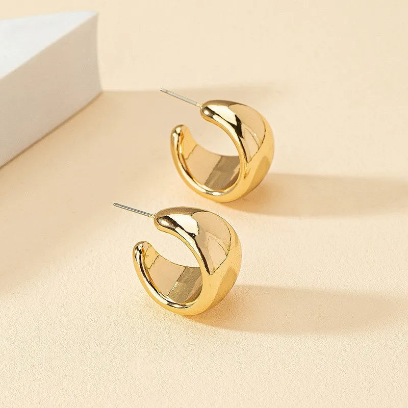 Bold Round Luxe Hoops